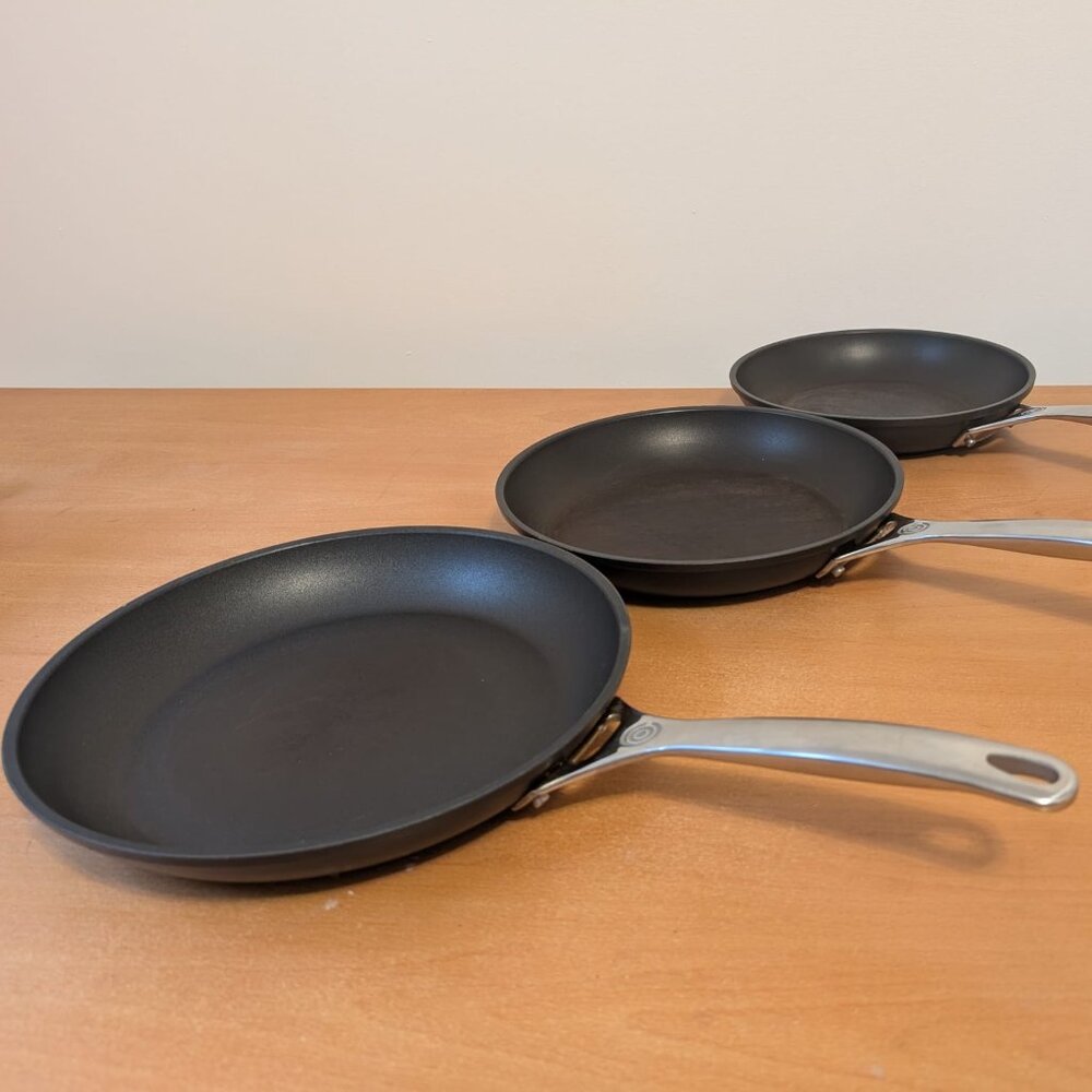 Le Creuset Toughened Nonstick Pro Fry Pan Set 24/26/28cm 9.1/2" 10" 11"